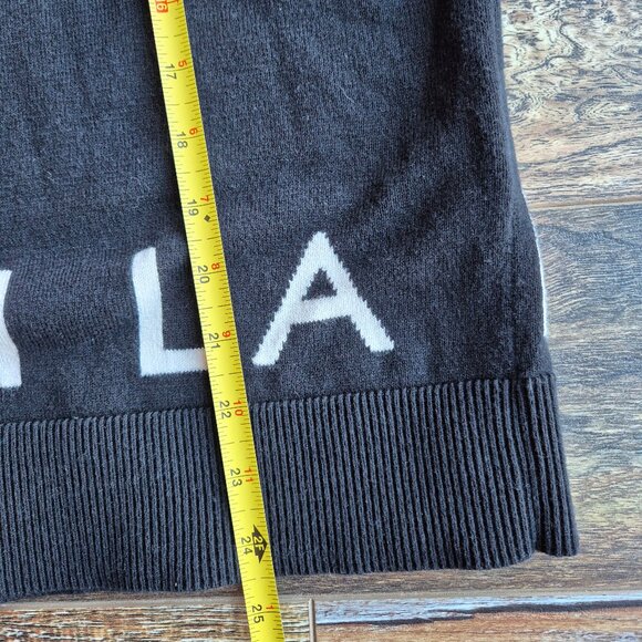 Kate Spade Broome Street "Ooh La La" Cotton Cashmere Crew Neck Sweater Black - Picture 11 of 11